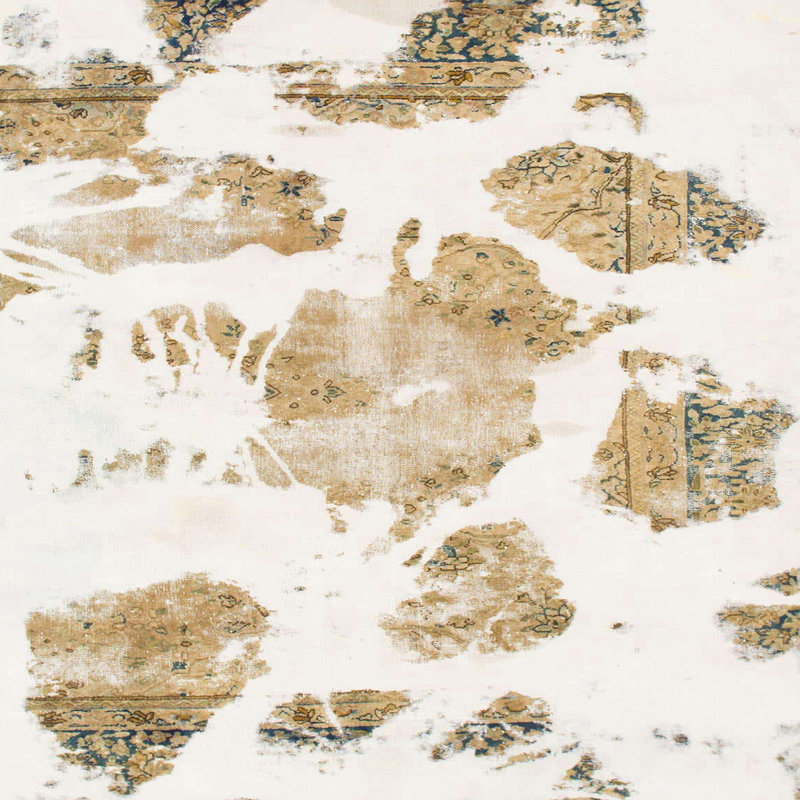 Abstract Indoor Rug, Square 6'