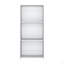 Bibliothèque H 47 ", 3 tablettes, blanc-2119044659