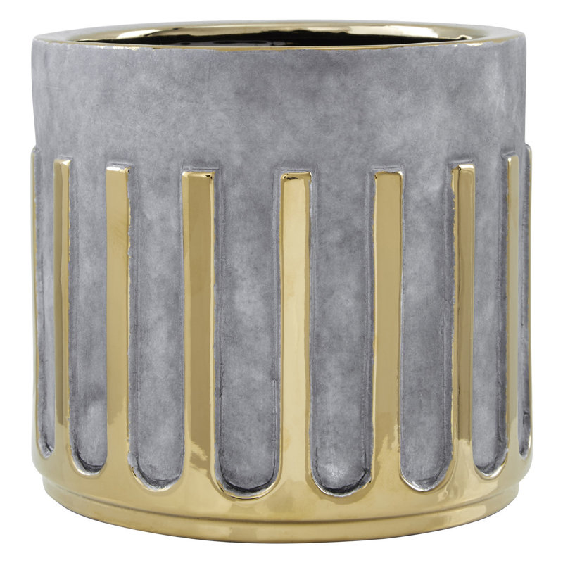 Trisha Ceramic Cachepot, 18cm H x 20cm W x 20cm D