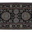 Manchuria Wool Oriental Area Rug in Black