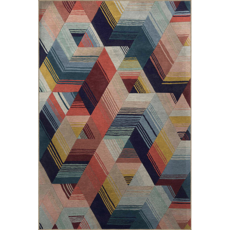 Tapis rectangulaire Vittorina, Rectangle 2 pi 8 po x 5 pi
