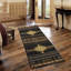Tapis noir, 7 pi 10 po X 3 po, polypropylène, teint, noir, teint-2005631586
