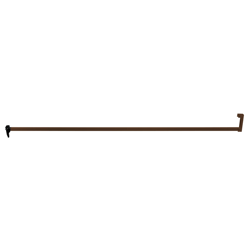 Barrière de sécurité à porte coulissante 48 po Prime-Line, bronze (paquet simple)