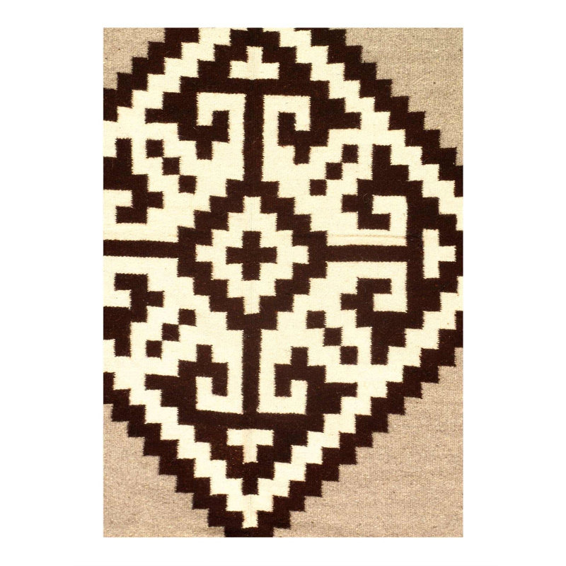 Tapis antique Navaho 5 pi 2 po x 6 pi 7 po