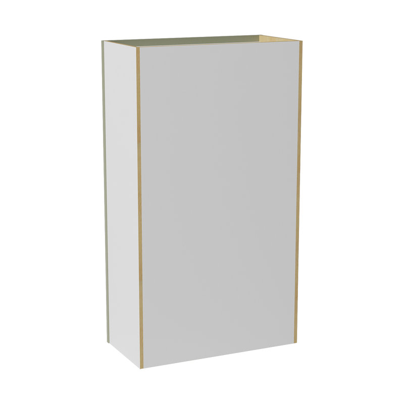 Armoire de cuisine en bois massif prête à assembler, H 42 po x l 24 po x P 12 po, Vert sauge