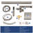 Free Standing Tub Faucet Floor Mounted Tub Filler Faucet Brass Bathroom Tub Faucets With Hand Shower-122461440