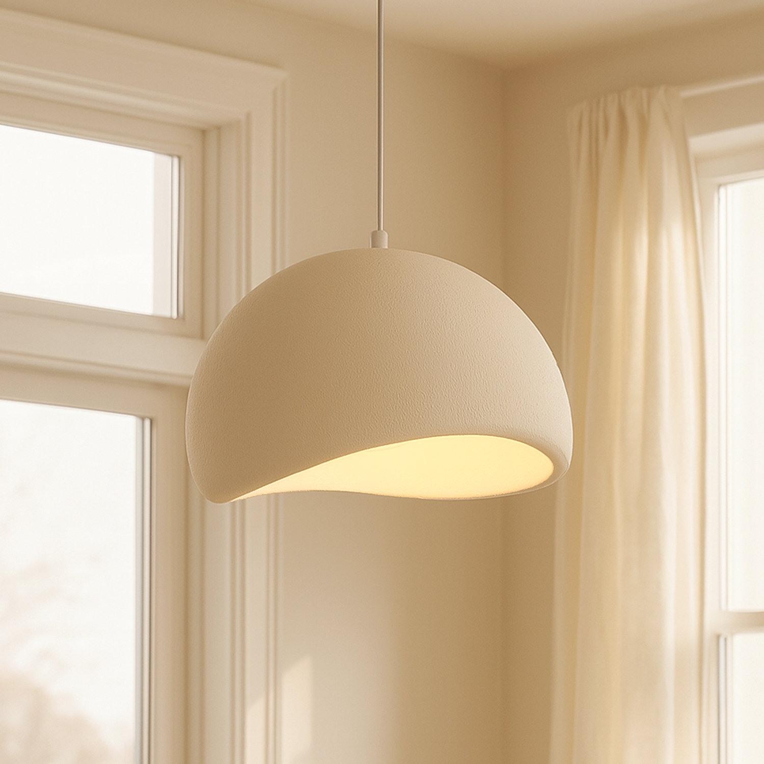 Jimyah Single Light Pendant, 55" H x 15.74" W x 12" D