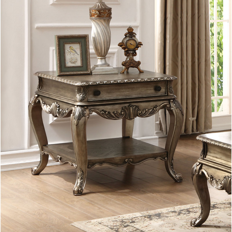 Ensemble de 3 tables basses Cha, Chêne rétro