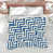 Bleu foncé / beige clair