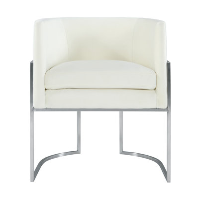 48.3cm H Velvet Upholstered Side Chair