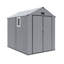 Remise de rangement extérieure en résine l 6 pi x P 8 pi avec plancher et 2 fenêtres-131267947