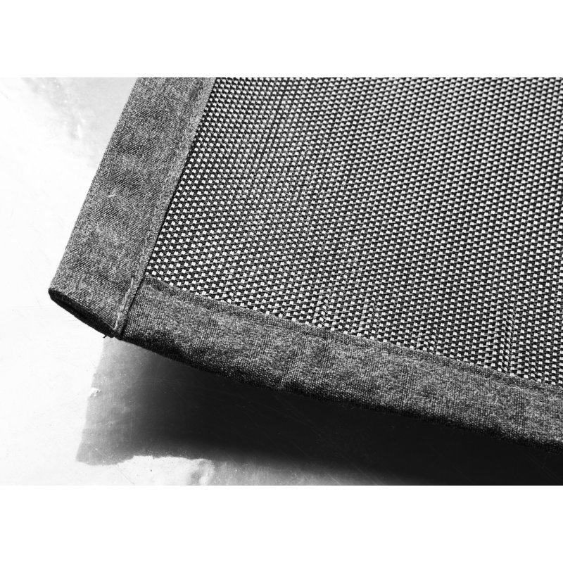 Tapis intérieur charbon Caselli, Rectangle 4 pi 11 po x 4 pi 7 po