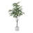 63" Artificial Faux Eucalyptus Tree in a Beige Resin Planter | 63" Eucalyptus Tree