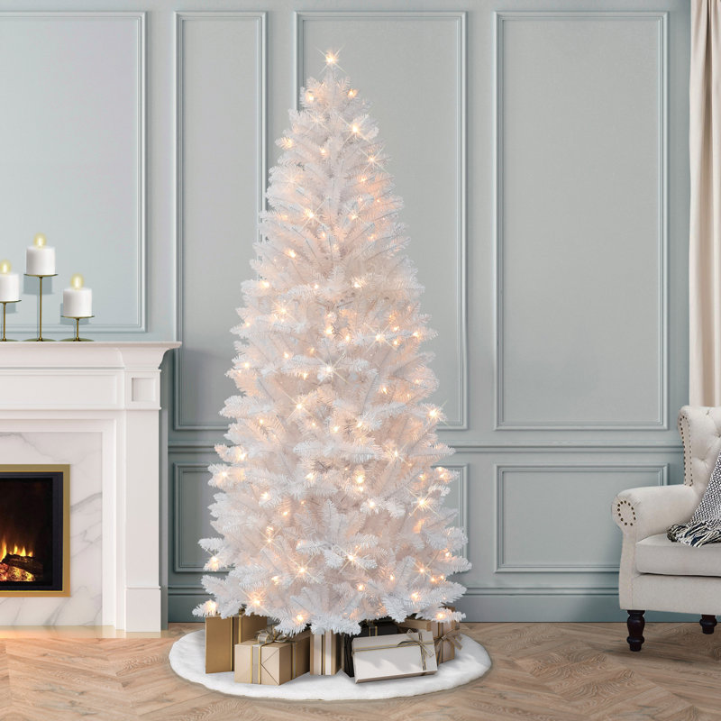Haik 7' Lighted Artificial Pine Christmas Tree