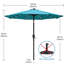 Parasol de marché éclairé Caerphilly-264100109-157318110