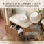 Meuble-lavabo mural 24 po avec comptoir en marbre-1816400526