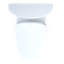 Toilette allongée deux pièces à double chasse 1,28 et 0,9 GPF TOTO® WASHLET® + Aquia IV® avec siège de bidet S500e, blanc coton