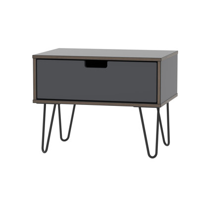 Fully Assembled Fairbury 1 Drawer Bedside Table
