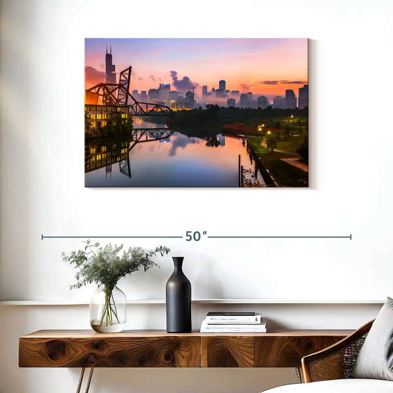 Ravi St. Charles Bridge Chicago, H 24 po x l 36 po