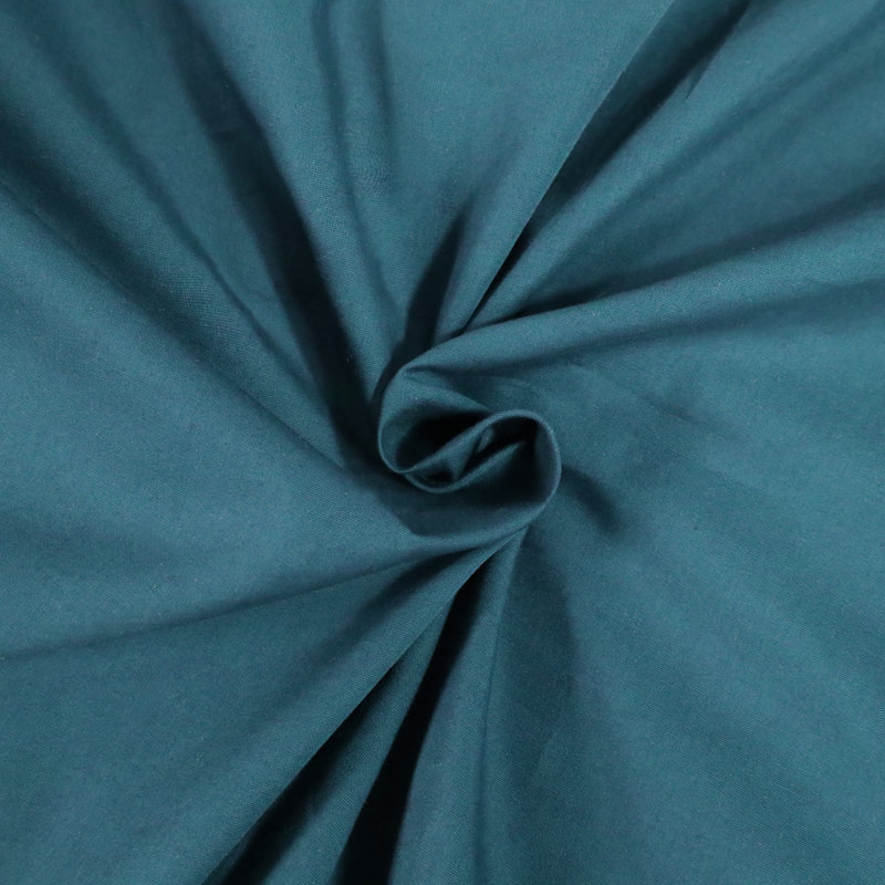 Ensemble de draps en coton percale à densité de tissage 300 fils Percale, Bleu marine