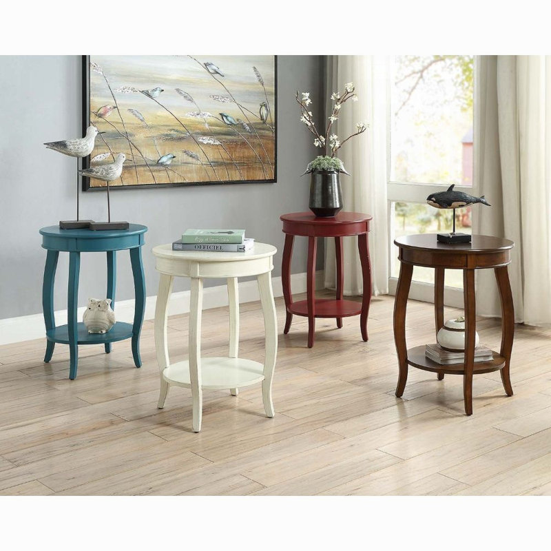Aberta Accent Table, Ivory
