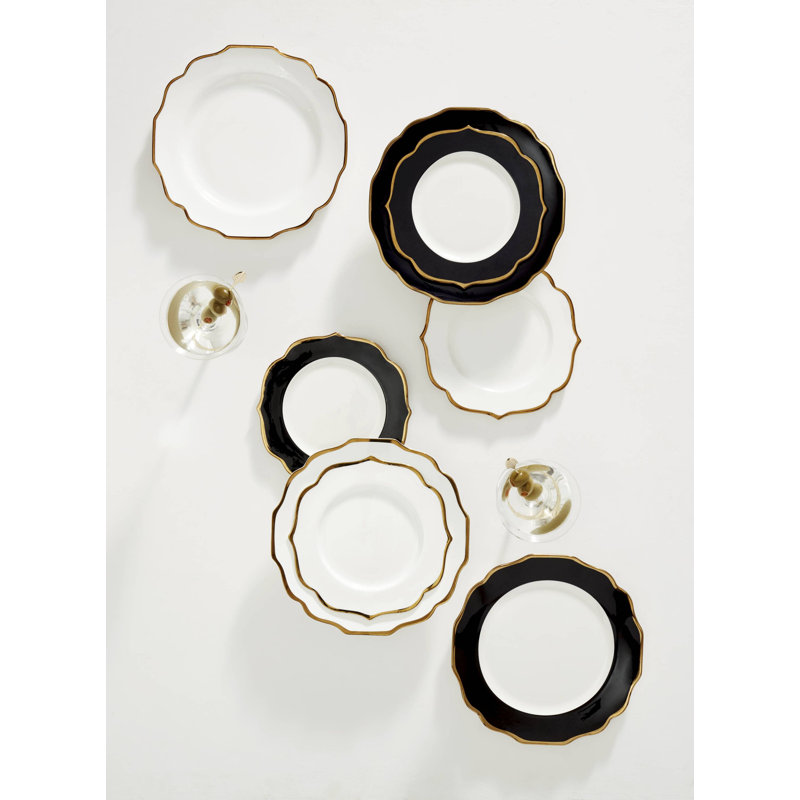 Assiettes plates Lenox Contempo Luxe, ensemble de 4