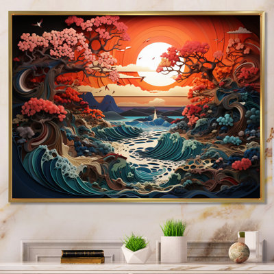 Papercut Peach Sunrise Eernal Renewal