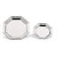 Octagonal Bottle Coaster, Silver