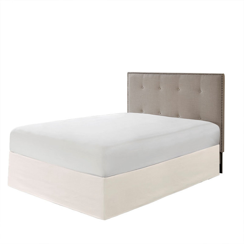 Wrap Around Adjustable Bedskirt One Size, Ivory