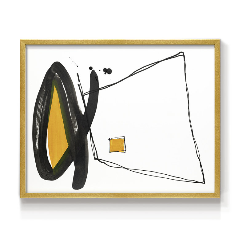 Think About It III -Framed Print - Restickable, 11'' H x 14'' W
