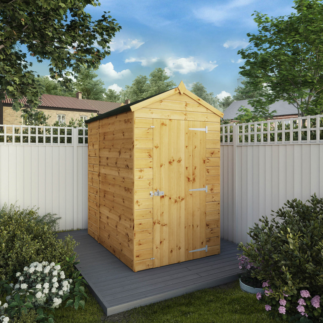 Mercia 6 x 4ft Shiplap Apex Windowless Shed