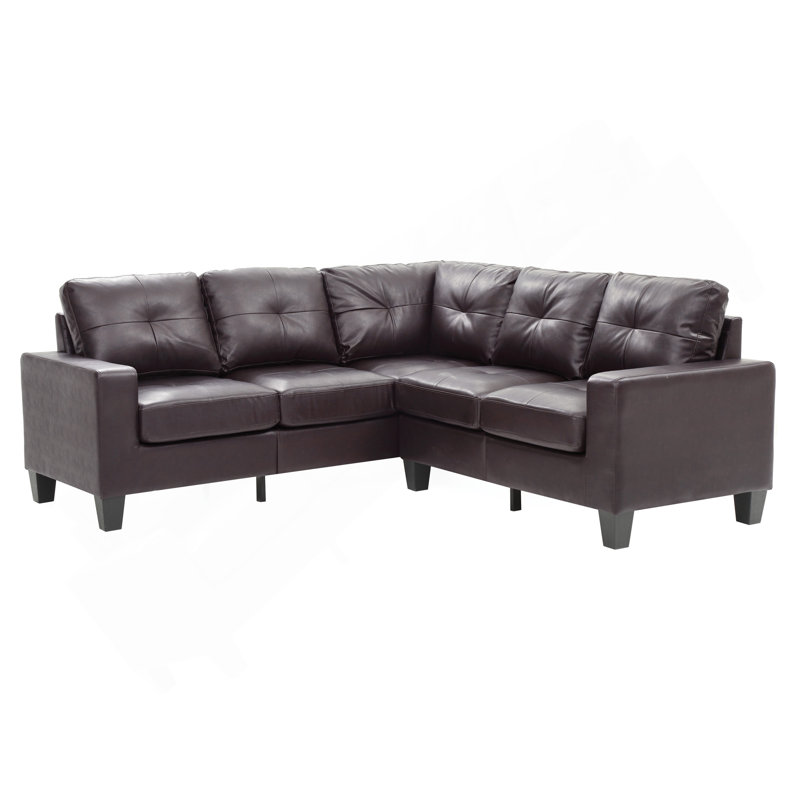 Canapé modulaire Newbury G464B-SC, brun foncé, Marron foncé