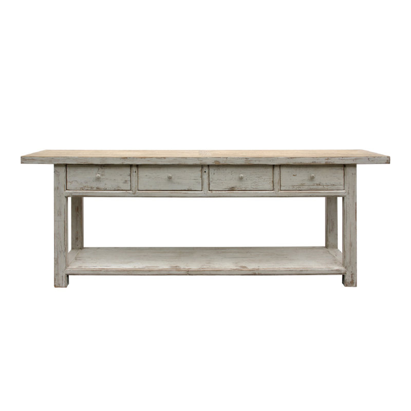 Defranco 91'' Solid Wood Console Table