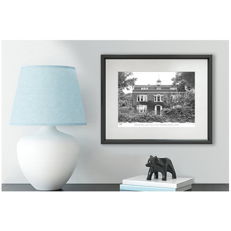 Rochester, Gad's Hill Place (Dickens House) C1955 by Francis Frith - Single Picture Frame Print, 40cm H x 50cm W x 2.3cm D