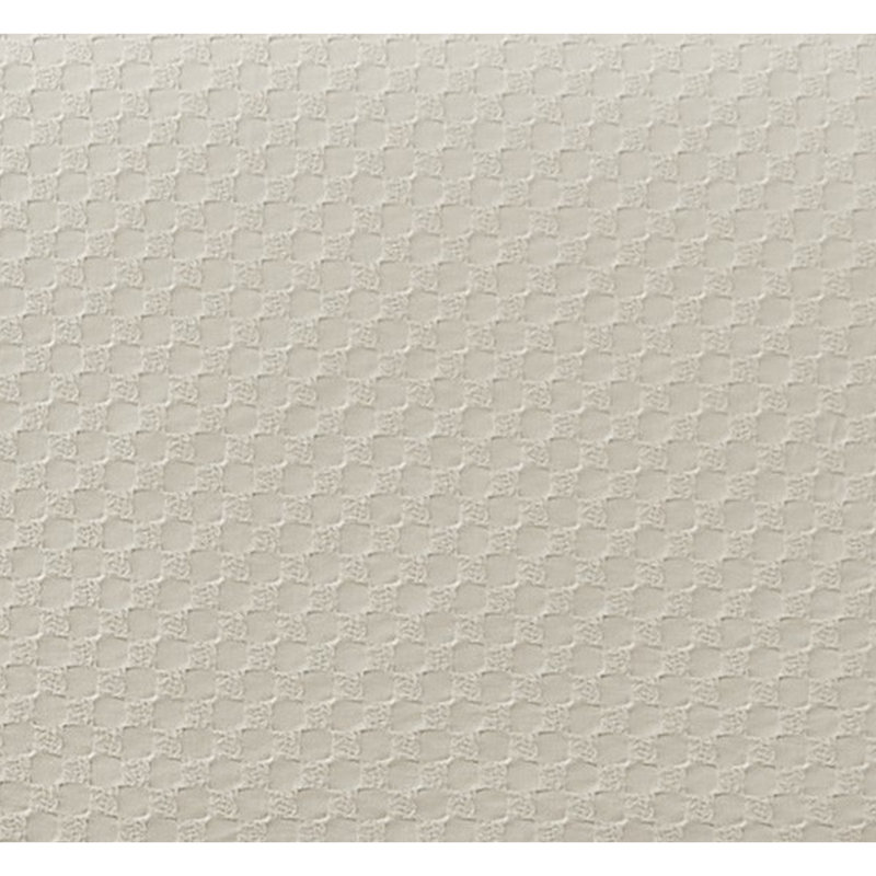  Texture tissée crème, Grand édredon + 2 taies décoratives standard, Cream