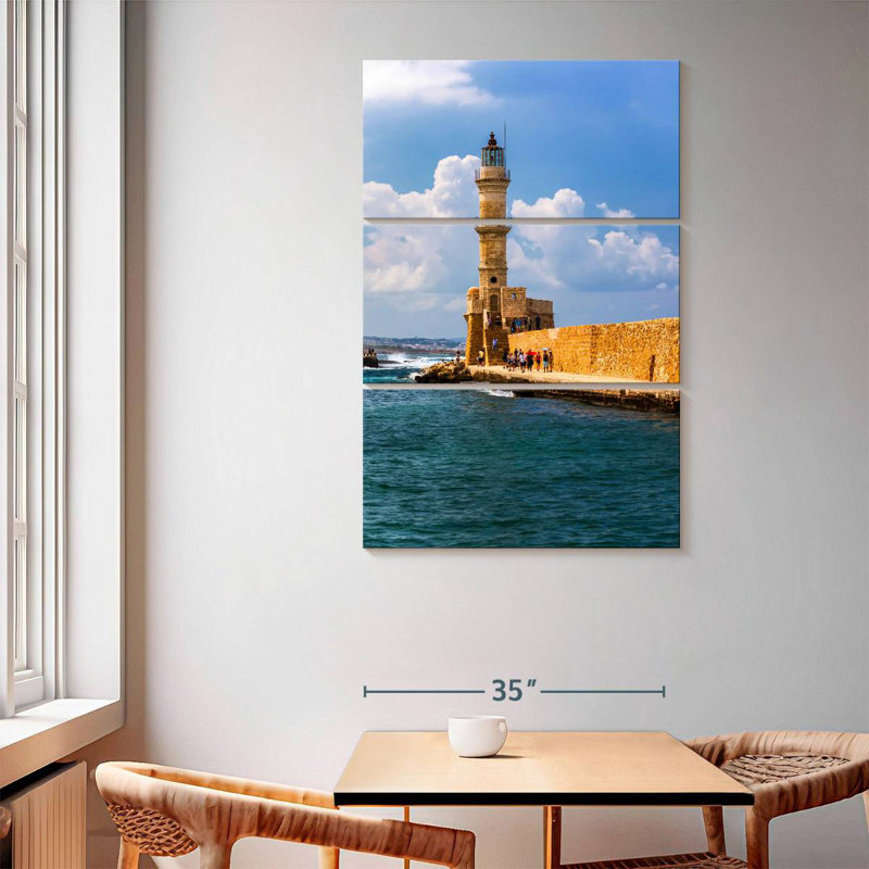 Chania lighthouse Aletra, H 65 po x l 42 po