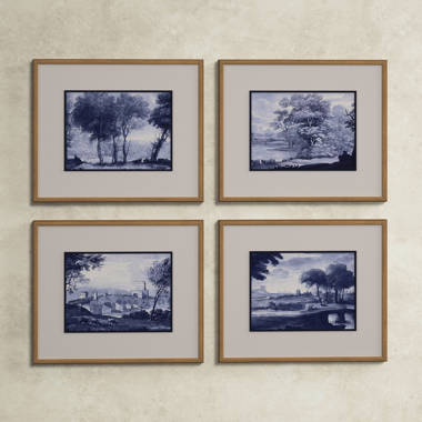 Birch Lane Brier Trout Prints Under Framed On Glass 4 Pieces Print &  Reviews - Wayfair Canada