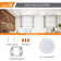 5.5 in. Round Colour Selectable Integrated LED Flush Mount Downlight