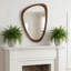 Miroir noyer noir 20 x 30 po