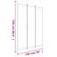 Paravent 3 panneaux vidaXL en tissu noir 59,1 "x 86,6"-94826618-88446022-88446019