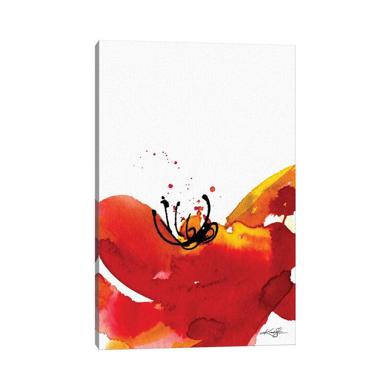 Soul Flower XLVI by Kathy Morton Stanion - Wrapped Canvas Gallery-Wrapped Canvas Giclée, 20.32 cm H x 30.48 cm W
