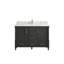 Meuble-lavabo simple avec plateau en marbre Aberdeen