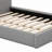Queen Size Upholstered Platform Bed With Solid Frame-2105838051