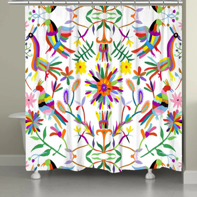 Rideau de douche Folk Art Whimsy