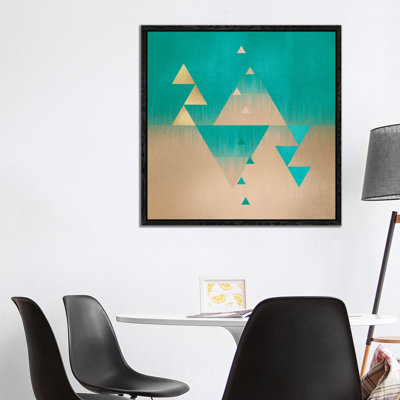 Pyramids by Elisabeth Fredriksson - 1 Piece Wall Art on Canvas