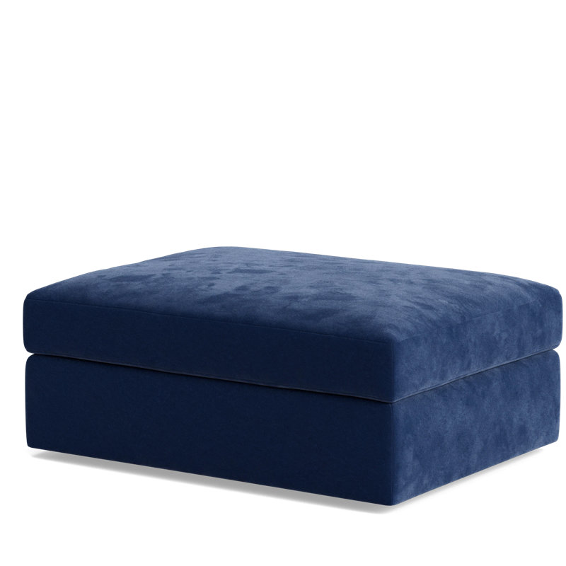 The OG Ottoman, Performance Velvet - Uniform