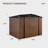 8 ft. W x 6 ft. D Metal Storage Shed with Metal Base Frame Kit