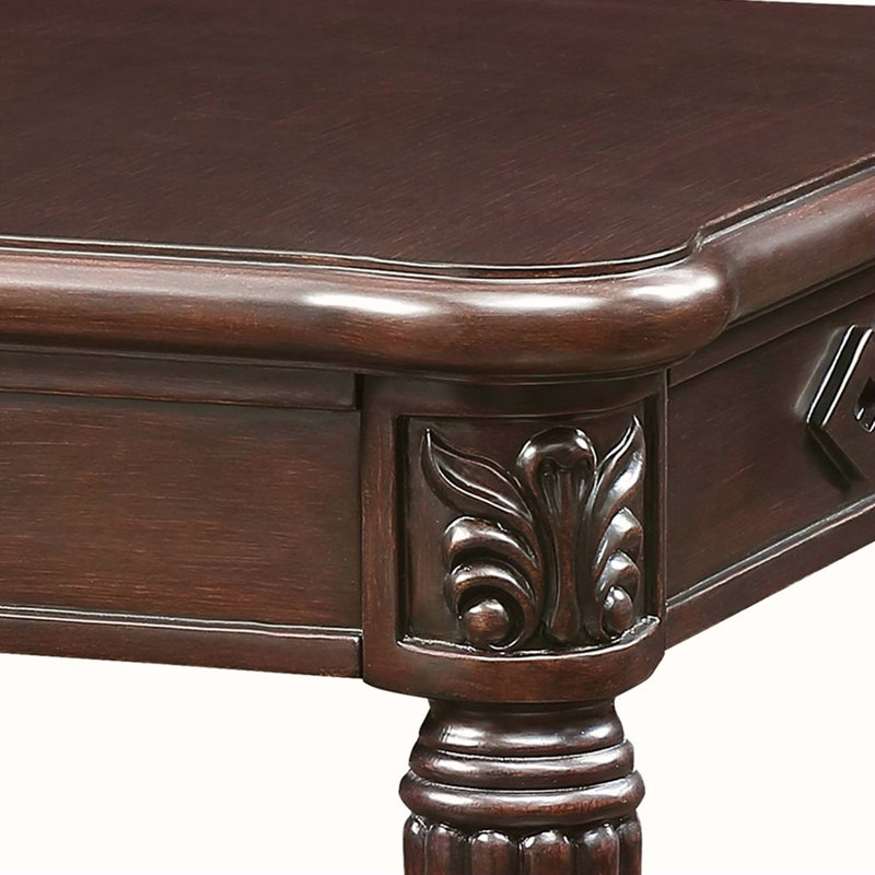 Table de bout espresso avec pieds tournés