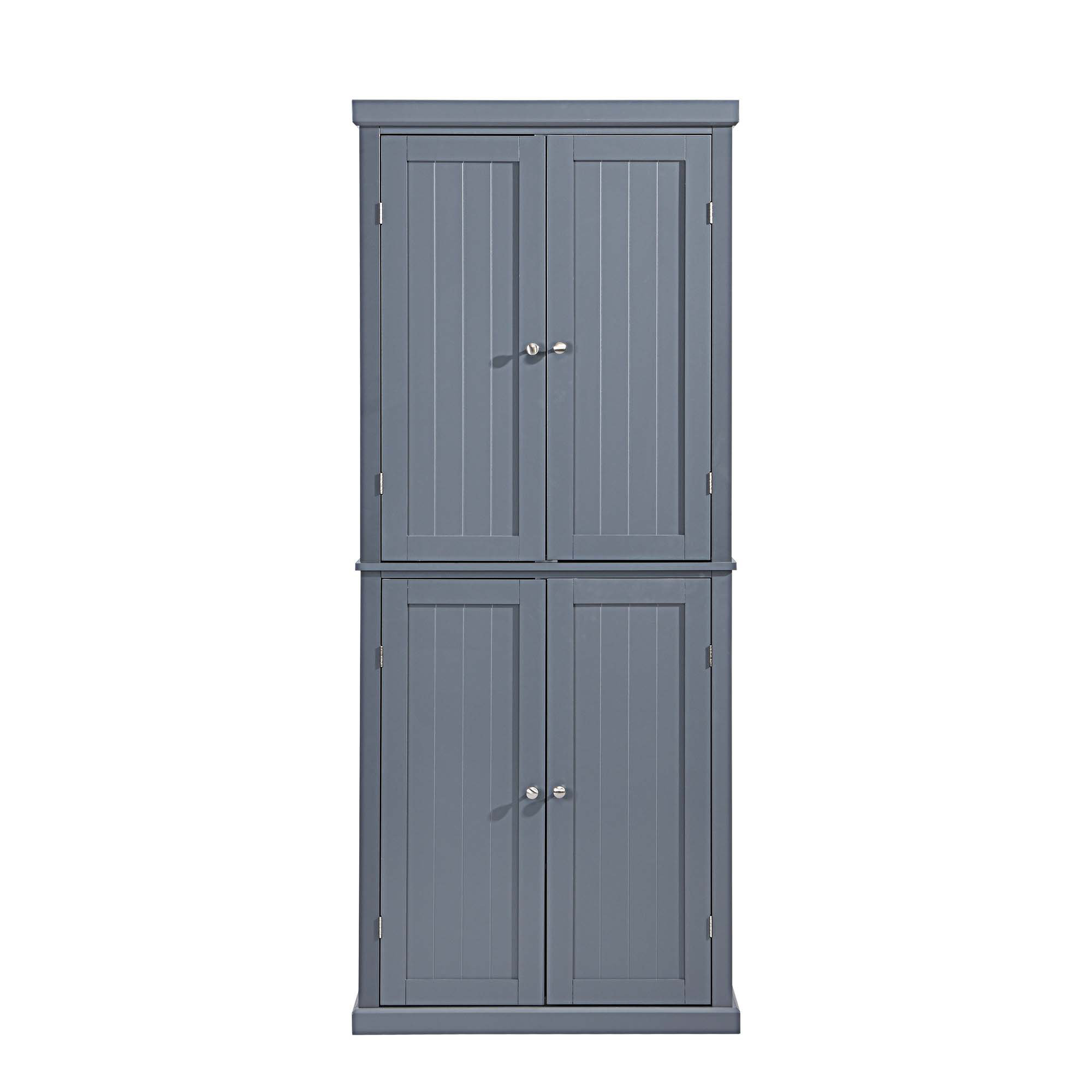 https://assets.wfcdn.com/im/80342124/compr-r85/2453/245324578/freestanding-tall-kitchen-pantrystorage-cabinet-organizer-with-4-doors-and-adjustable-shelves.jpg