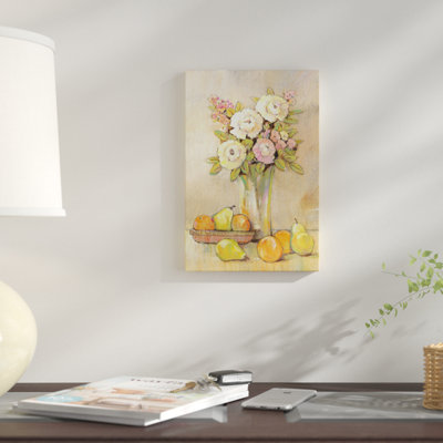 " Still Life Study Flowers & Fruit I " by Timothy O' Toole